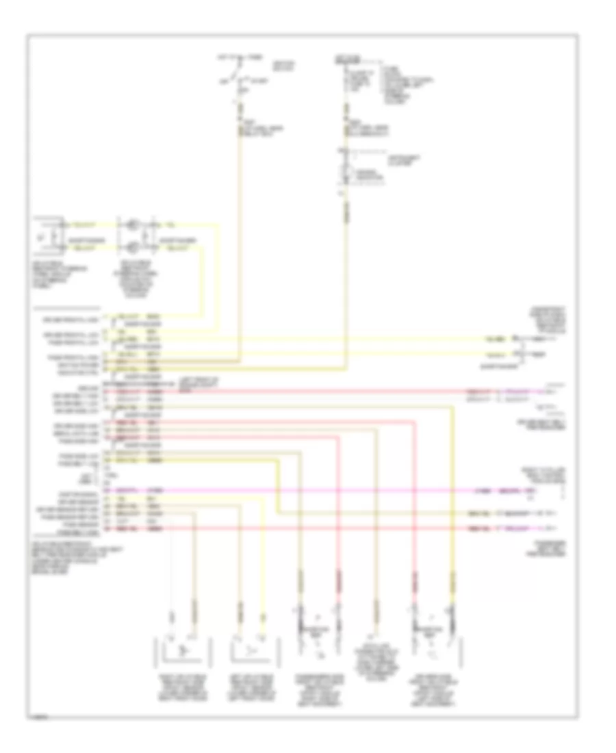 Supplemental Restraint Wiring Diagram for Cadillac Catera 1999