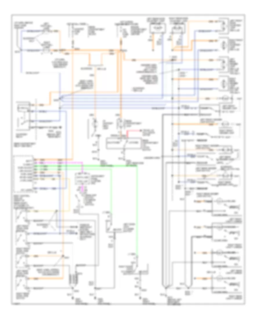 Courtesy Lamps Wiring Diagram for Cadillac DeVille 1999