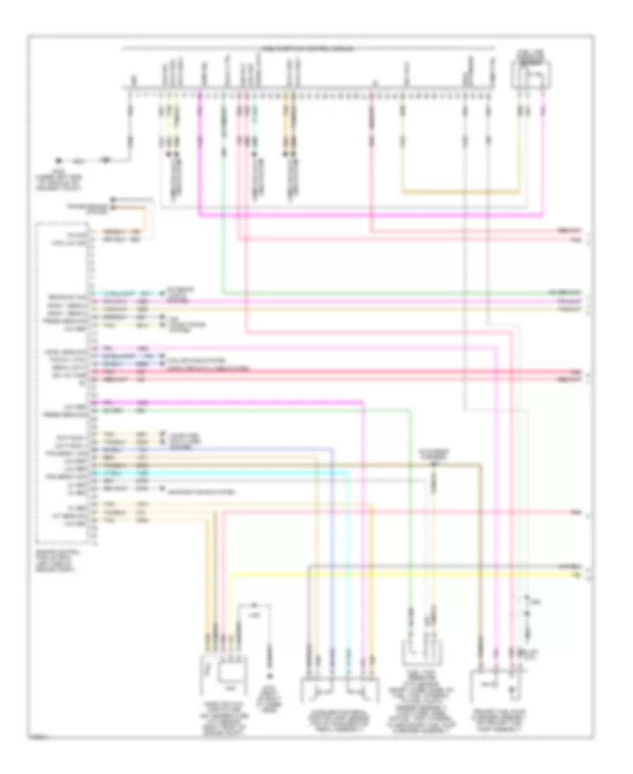 6 2L VIN 8 Engine Performance Wiring Diagram 1 of 5 for Cadillac Escalade EXT 2008