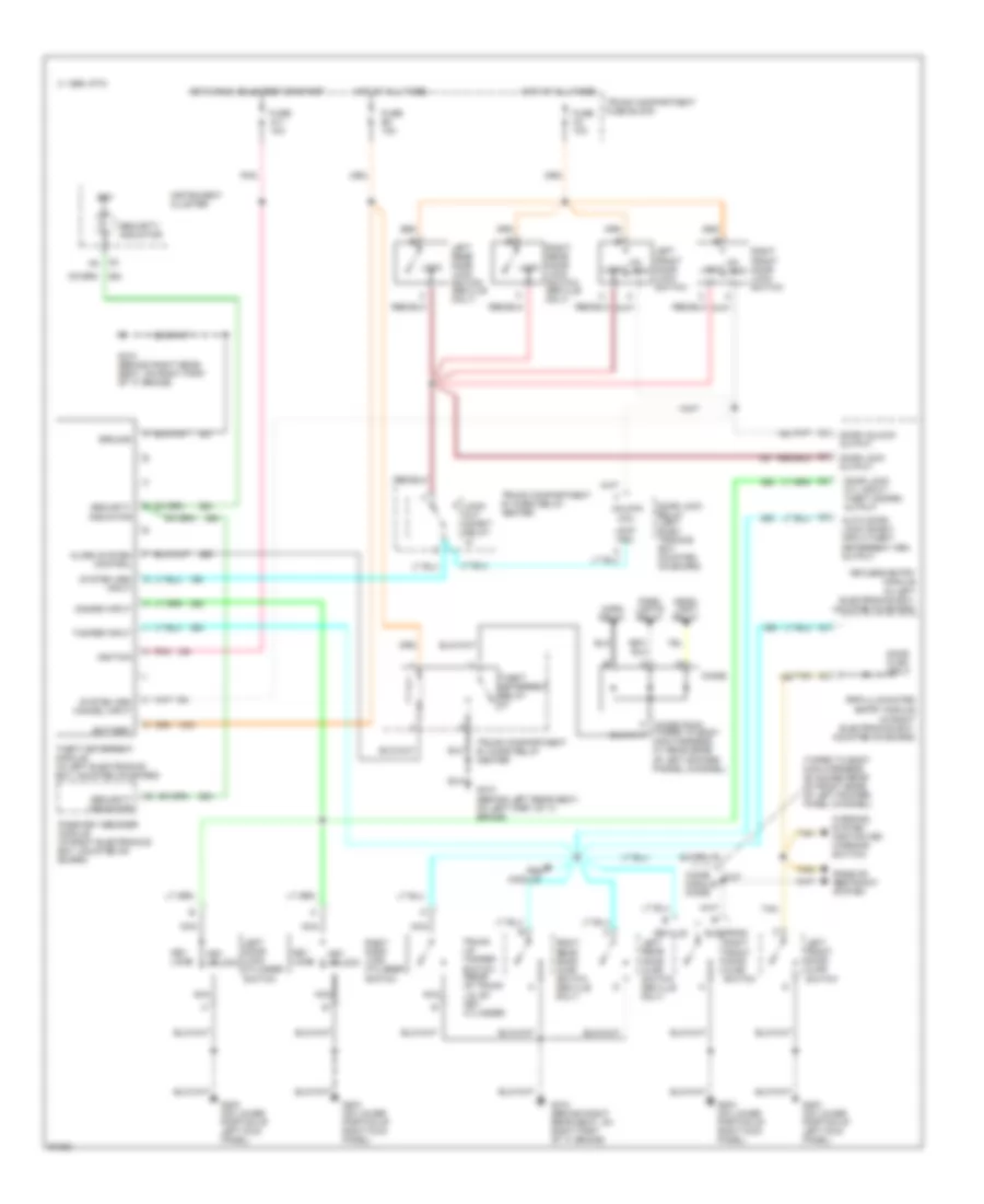 Forced Entry Wiring Diagram for Cadillac Eldorado Touring 1993