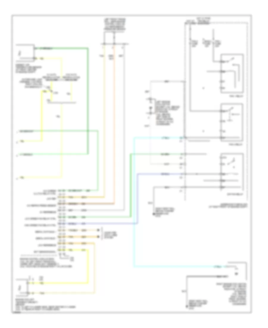 Automatic AC Wiring Diagram (3 of 3) for Cadillac SRX 2008