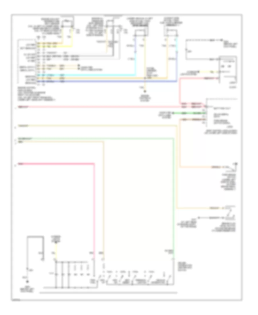 Instrument Cluster Wiring Diagram (2 of 2) for Cadillac SRX 2008
