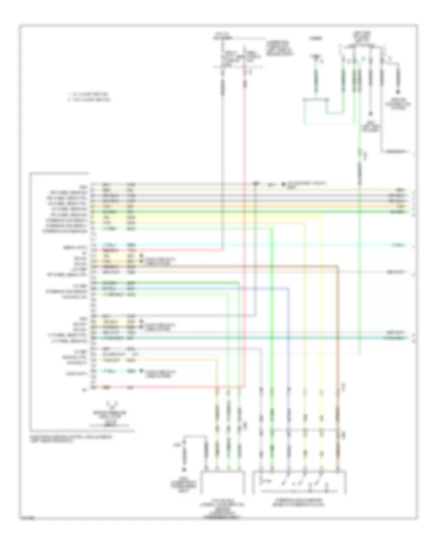 Anti Lock Brake Wiring Diagram, without JD9 (1 of 2) for Cadillac Escalade EXT 2012
