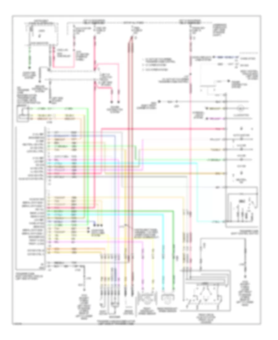 6 2L VIN F Transfer Case Wiring Diagram for Cadillac Escalade EXT Luxury 2013