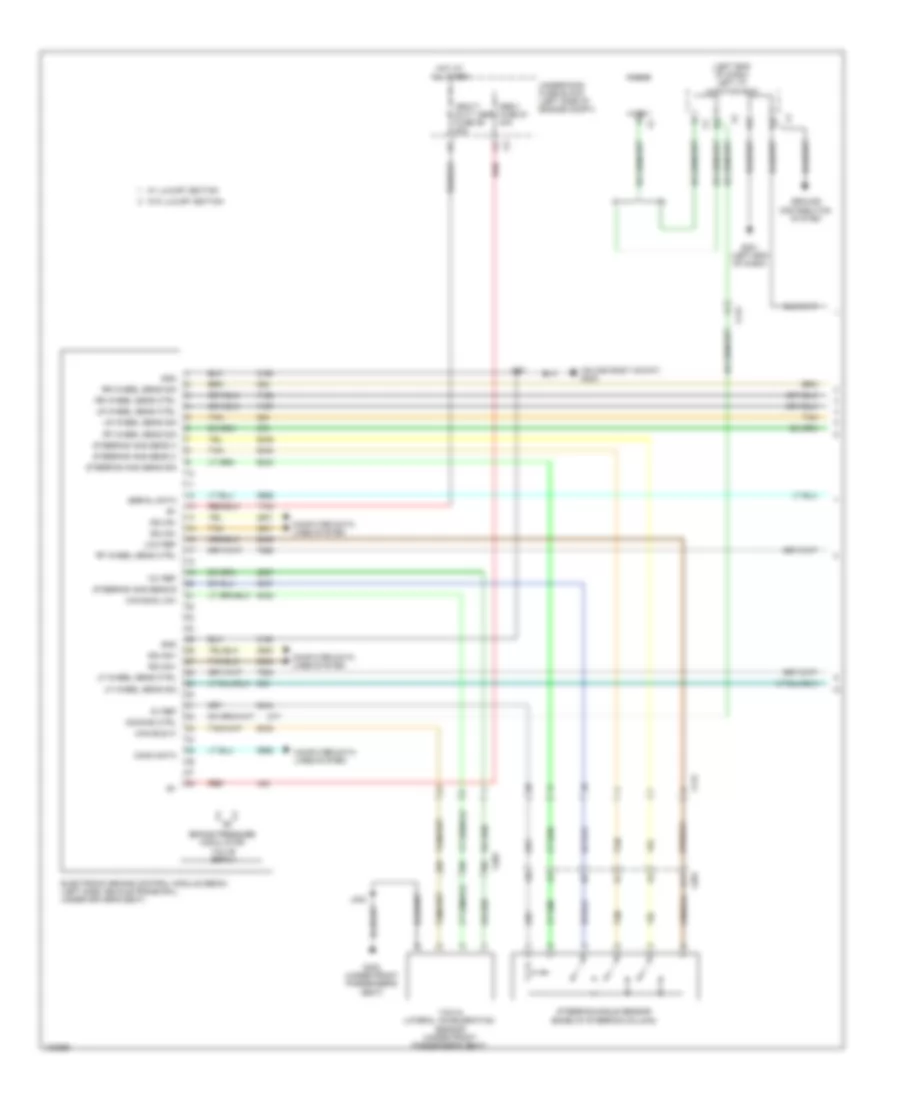 Anti Lock Brake Wiring Diagram without JD9 1 of 2 for Cadillac Escalade EXT Luxury 2013