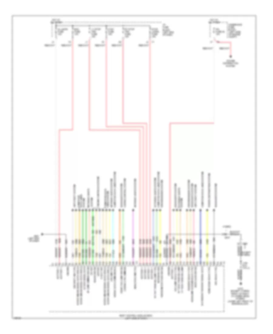 Body Control Modules Wiring Diagram 2 of 3 for Cadillac Escalade EXT Luxury 2013