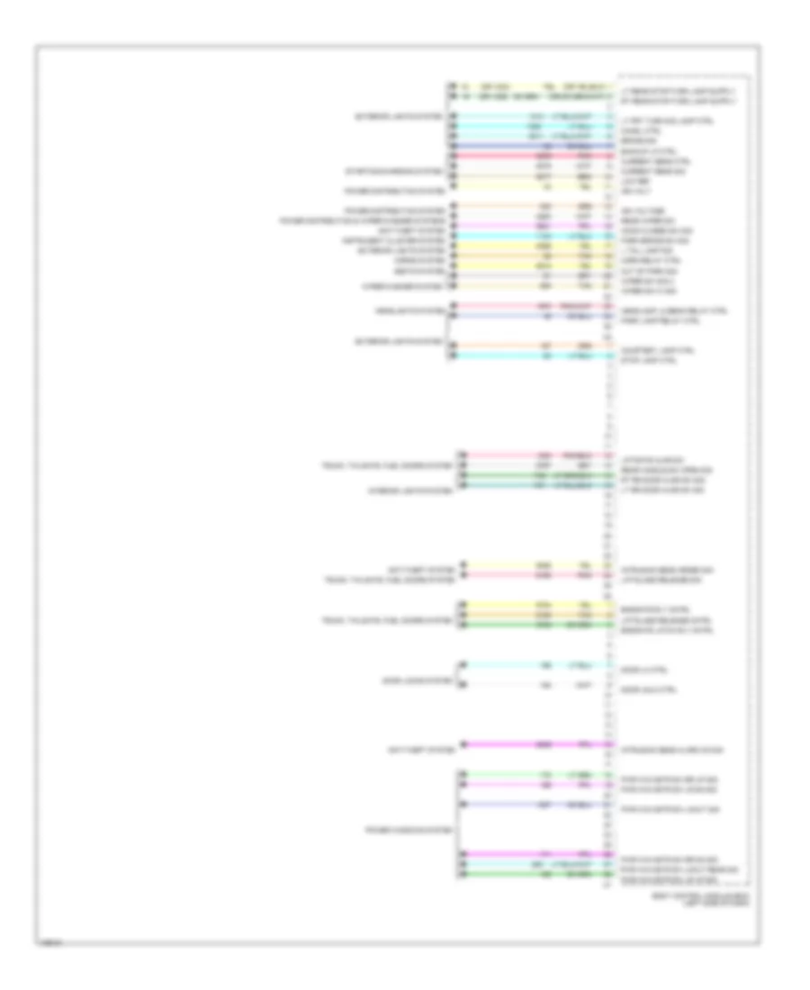 Body Control Modules Wiring Diagram 3 of 3 for Cadillac Escalade EXT Luxury 2013