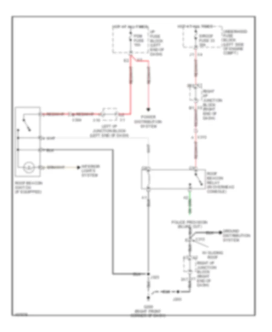 Beacon Lamp Wiring Diagram for Cadillac Escalade EXT Luxury 2013