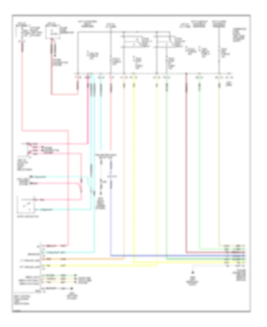 Trailer Tow Wiring Diagram for Cadillac Escalade EXT Luxury 2013