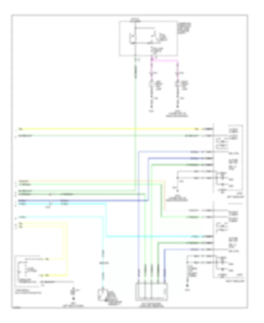 Headlights Wiring Diagram with Low Beam LED Headlamps 2 of 2 for Cadillac Escalade EXT Luxury 2013