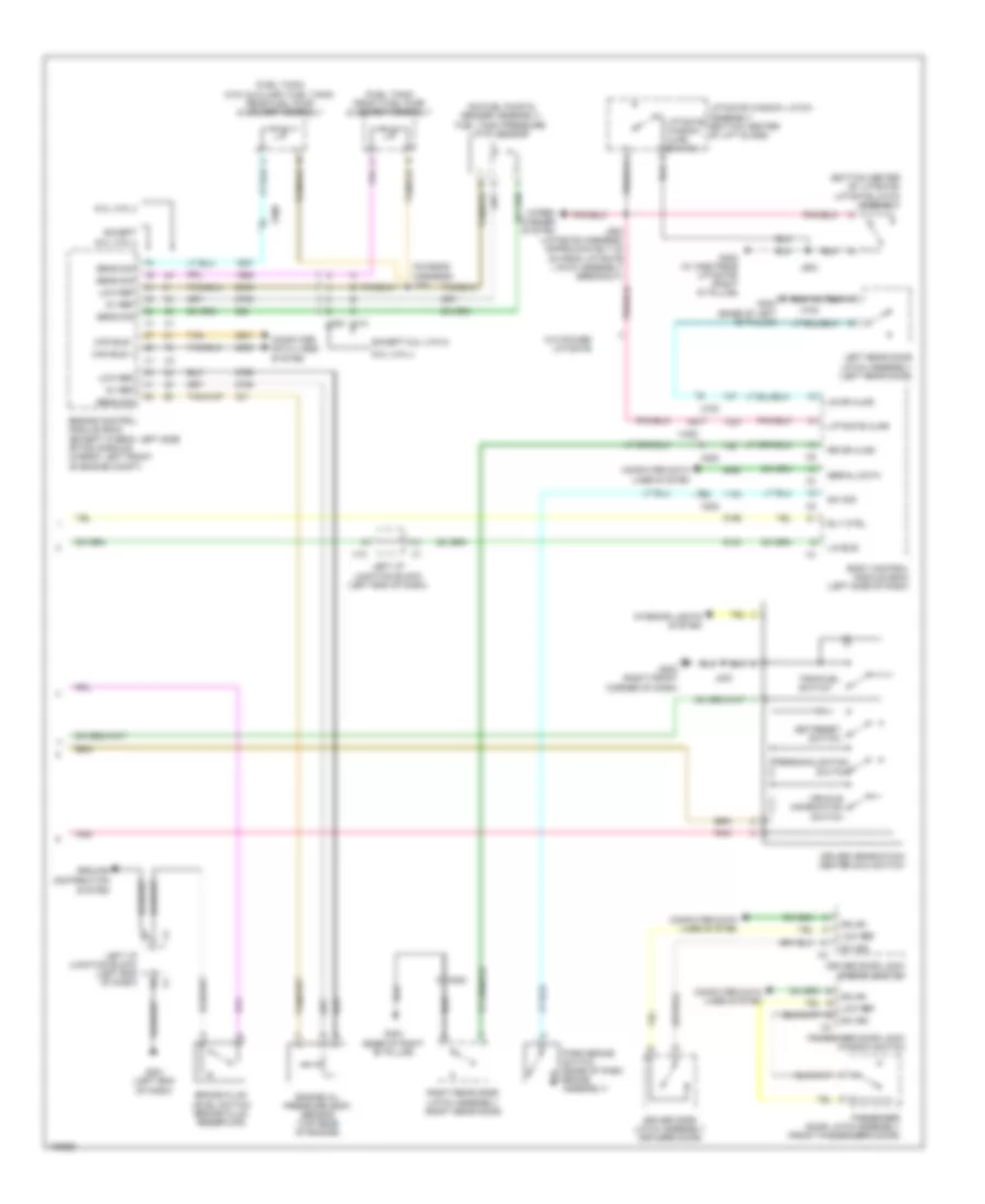 Instrument Cluster Wiring Diagram 2 of 2 for Cadillac Escalade EXT Luxury 2013