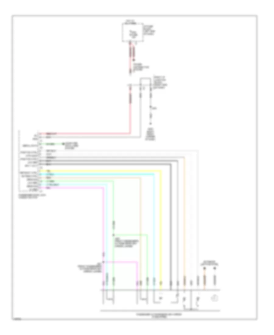 Memory Mirrors Wiring Diagram 2 of 2 for Cadillac Escalade EXT Luxury 2013