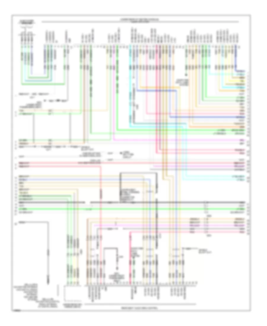 Navigation Wiring Diagram with UQS without UYS 2 of 4 for Cadillac Escalade EXT Luxury 2013