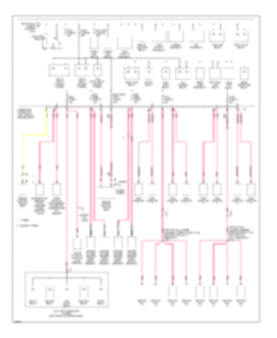 Power Distribution Wiring Diagram 4 of 8 for Cadillac Escalade EXT Luxury 2013