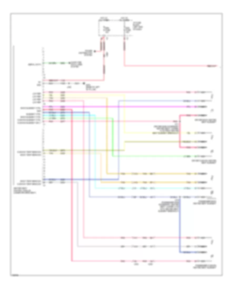 Front Heated Seats Wiring Diagram without Memory 1 of 2 for Cadillac Escalade EXT Luxury 2013