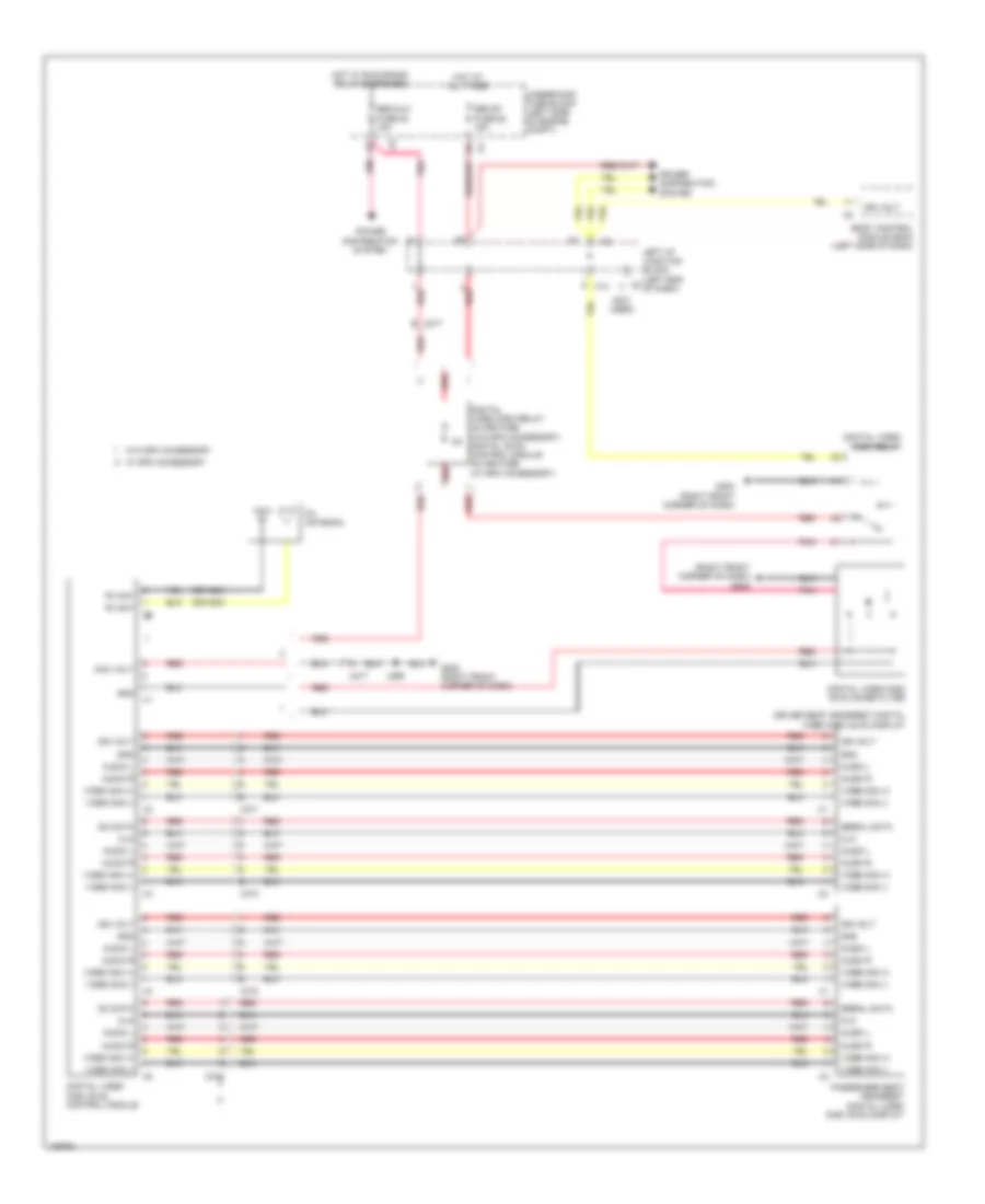 Dual DVD Headrest Wiring Diagram for Cadillac Escalade EXT Luxury 2013