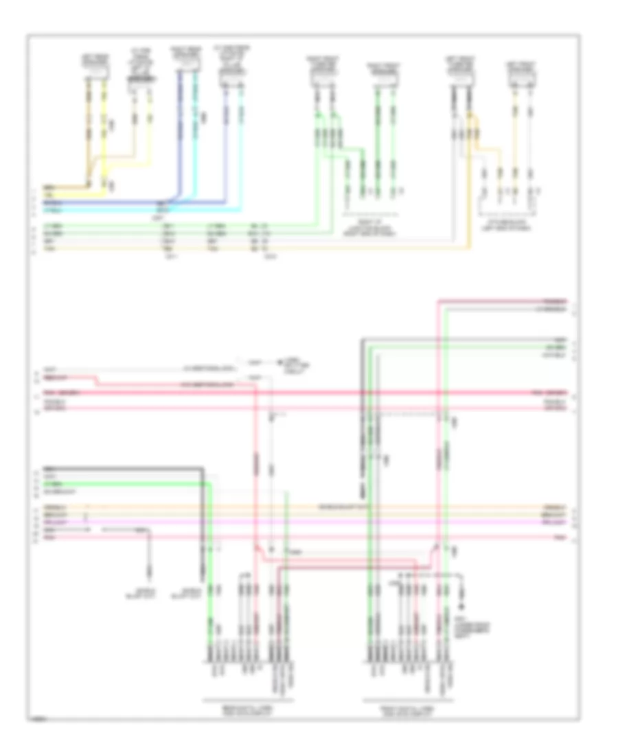 Radio Wiring Diagram with UYS UQA  without Y91 3 of 4 for Cadillac Escalade EXT Luxury 2013