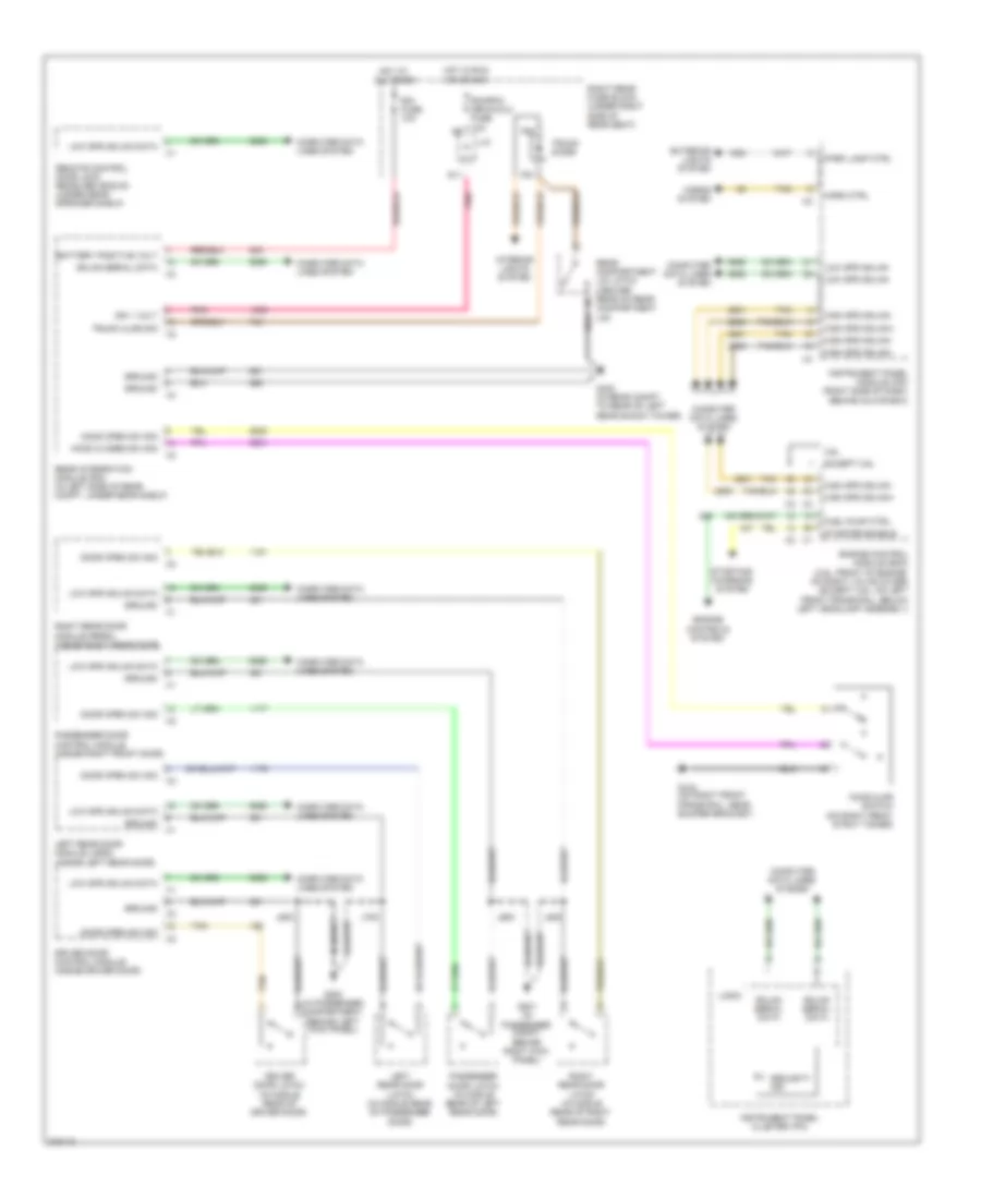 Anti-theft Wiring Diagram for Cadillac STS 2008