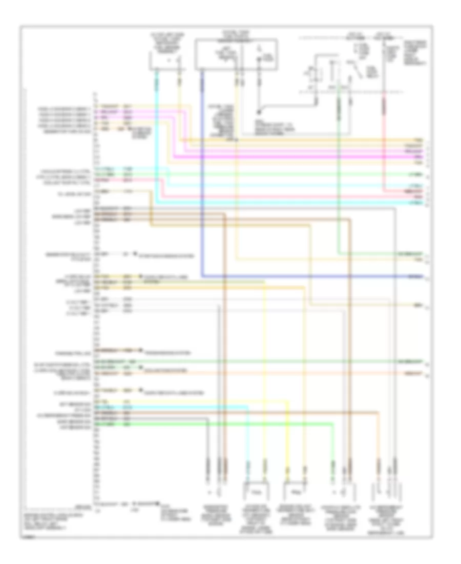 4 4L VIN D Engine Performance Wiring Diagram 1 of 6 for Cadillac STS 2008