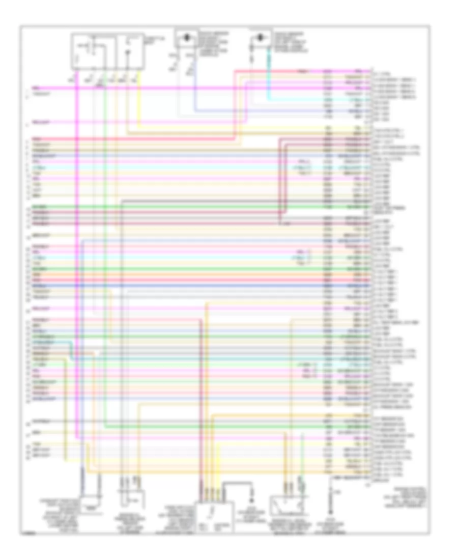 4 4L VIN D Engine Performance Wiring Diagram 6 of 6 for Cadillac STS 2008