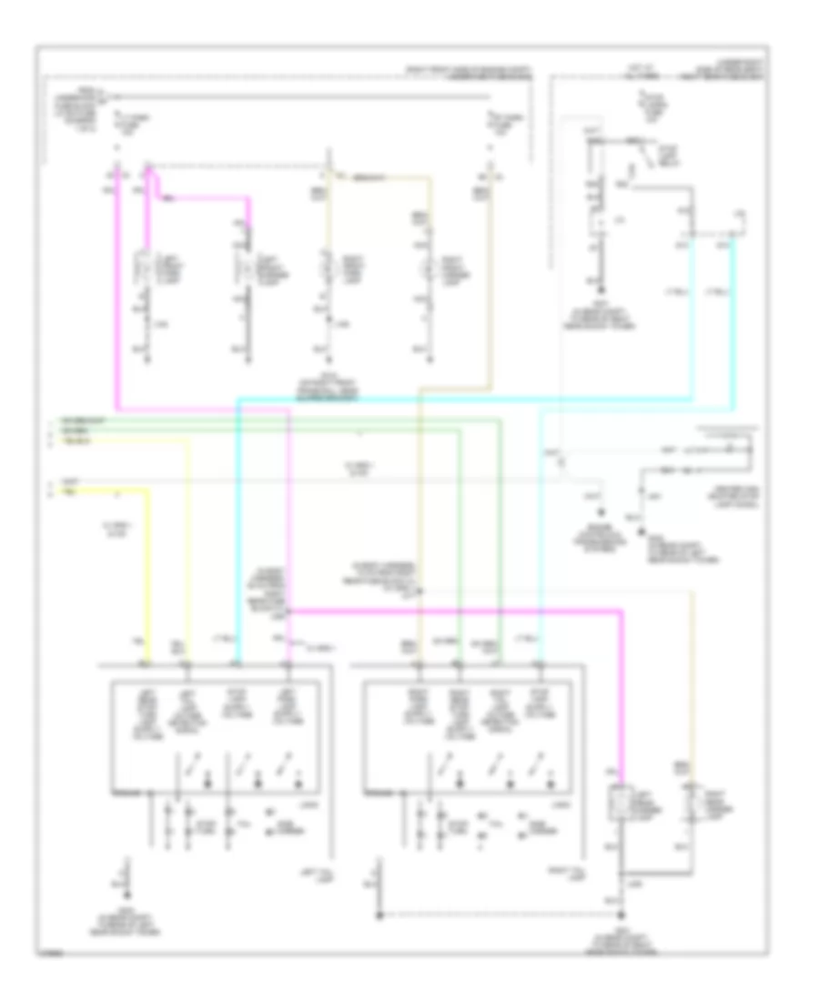 Exterior Lamps Wiring Diagram (2 of 2) for Cadillac STS 2008