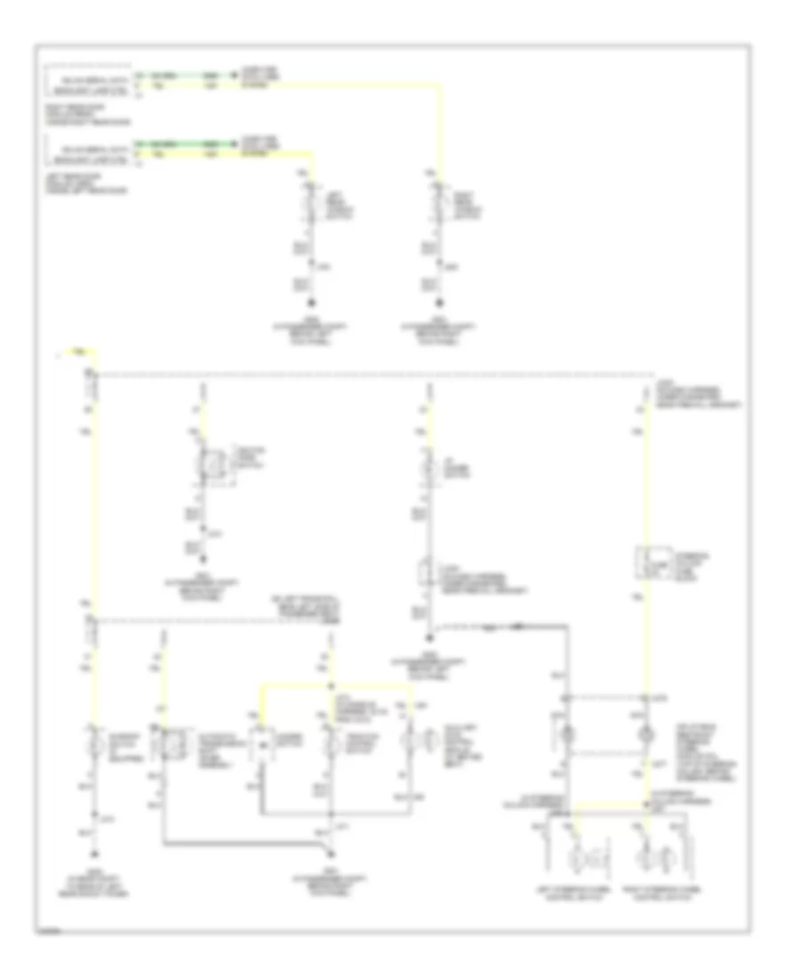 Instrument Illumination Wiring Diagram (2 of 2) for Cadillac STS 2008