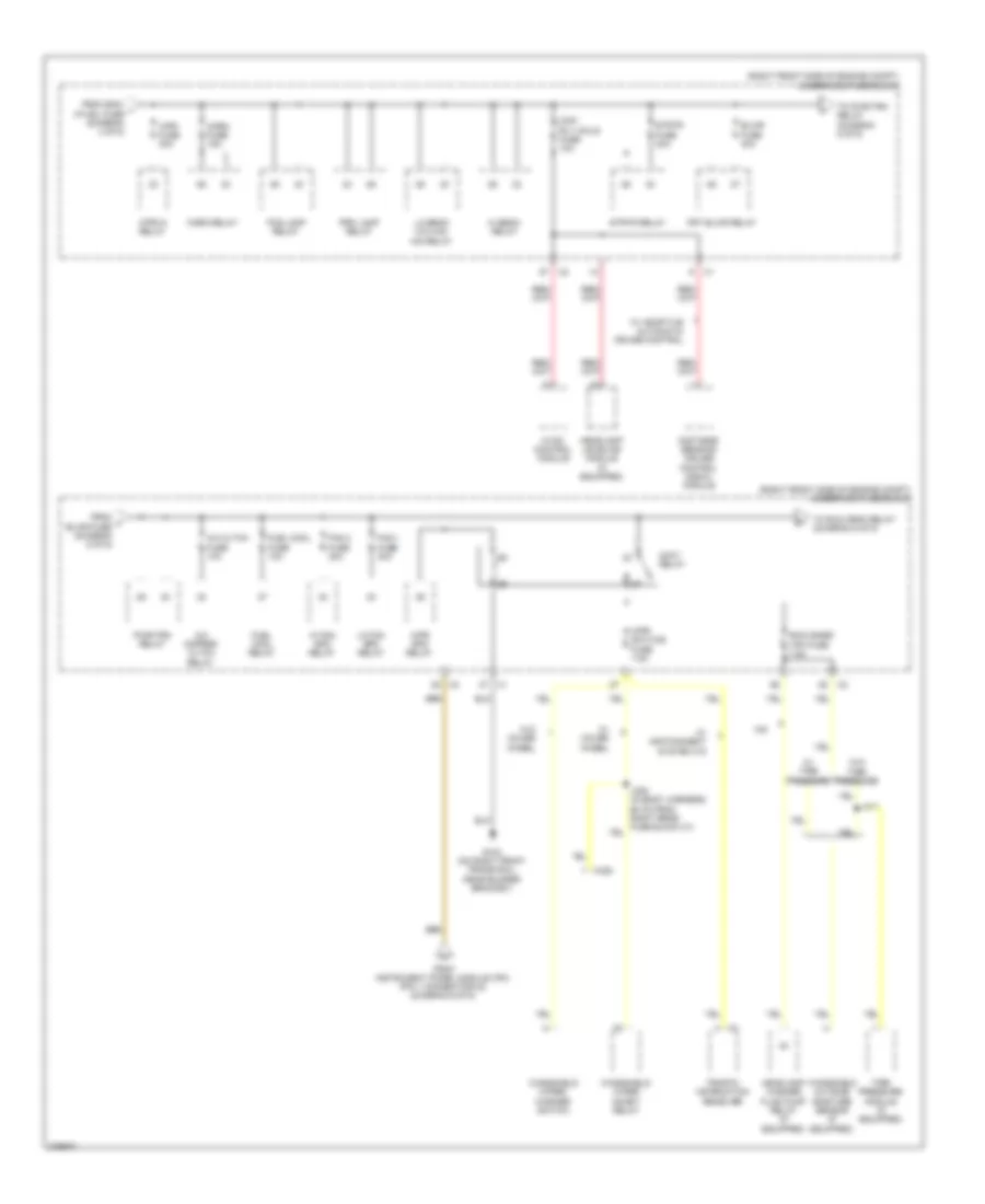 Power Distribution Wiring Diagram 5 of 6 for Cadillac STS 2008