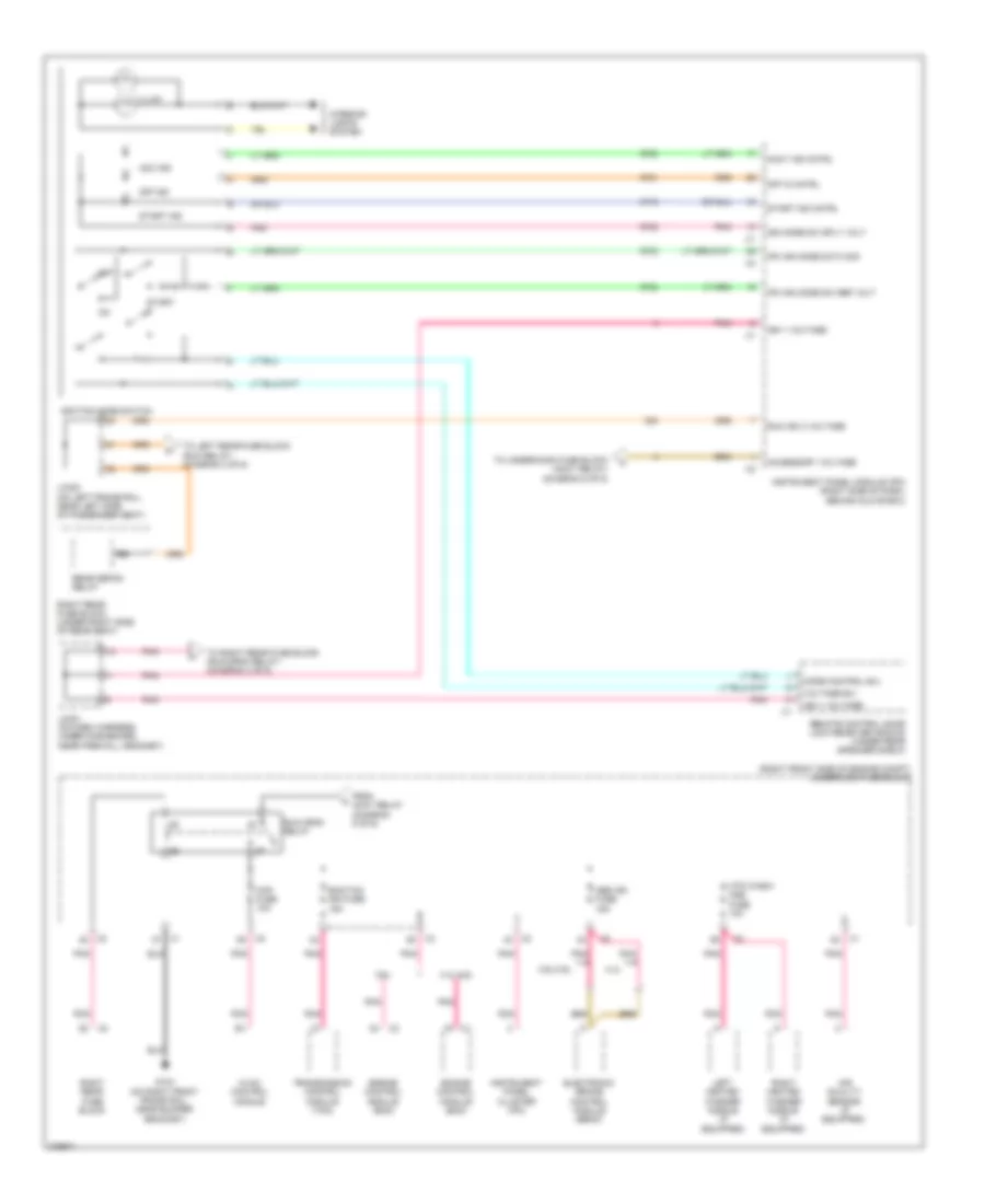 Power Distribution Wiring Diagram (6 of 6) for Cadillac STS 2008