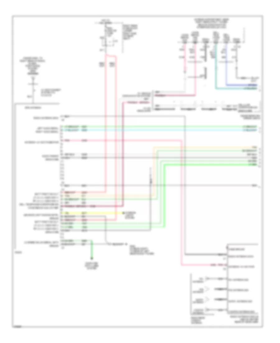 8 Speaker System Wiring Diagram 1 of 3 for Cadillac STS 2008