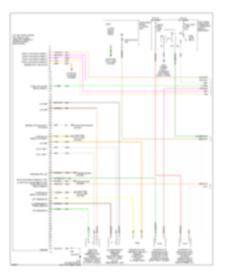 4 6L VIN A Engine Performance Wiring Diagram 1 of 6 for Cadillac STS V 2008