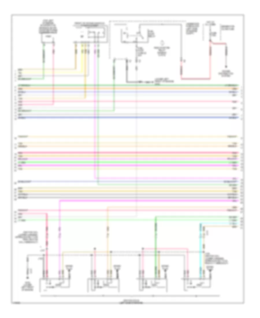 6.2L VIN F, Engine Performance Wiring Diagram (5 of 6) for Cadillac Escalade EXT Premium 2013