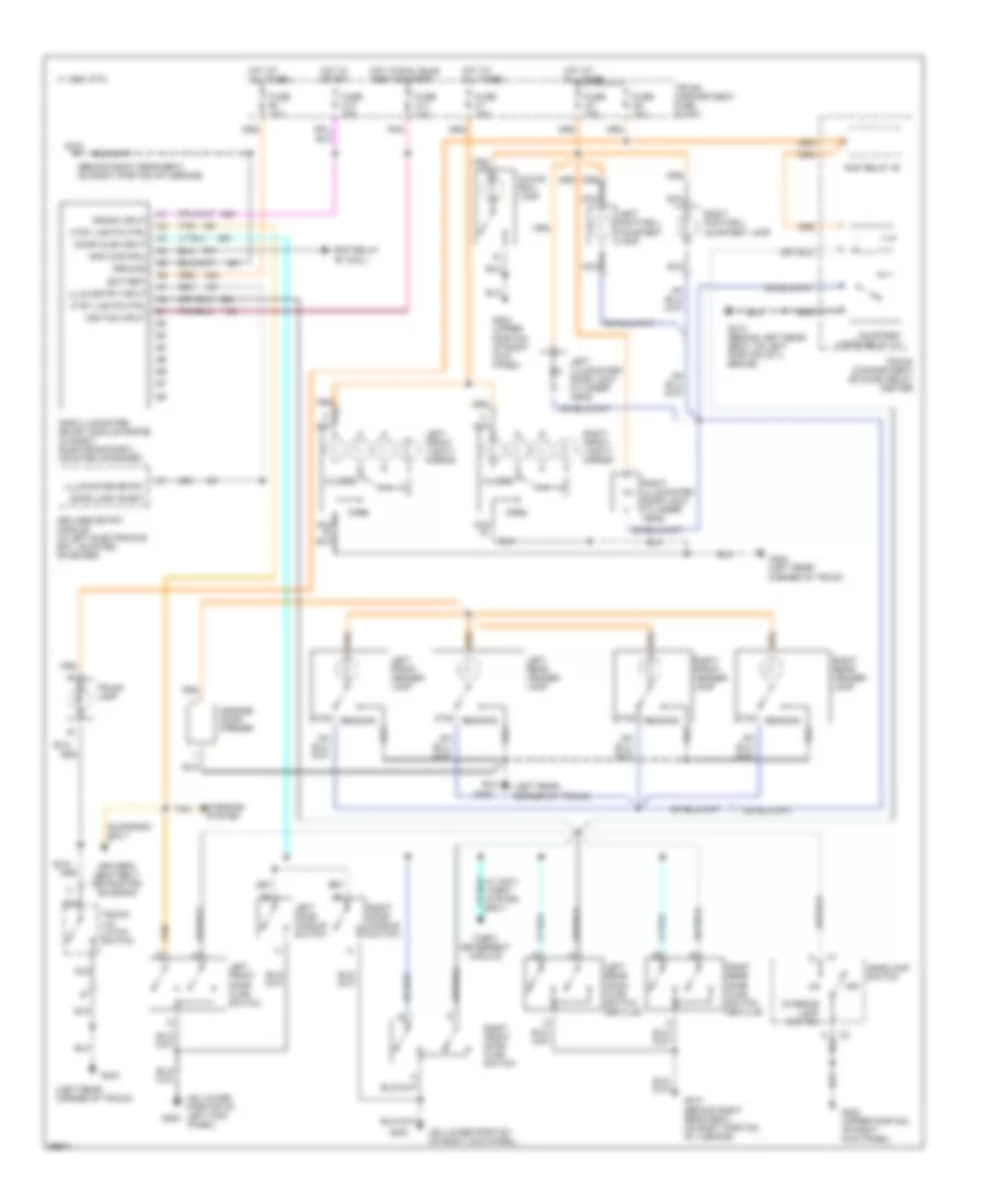 Courtesy Lamps Wiring Diagram for Cadillac Seville 1993