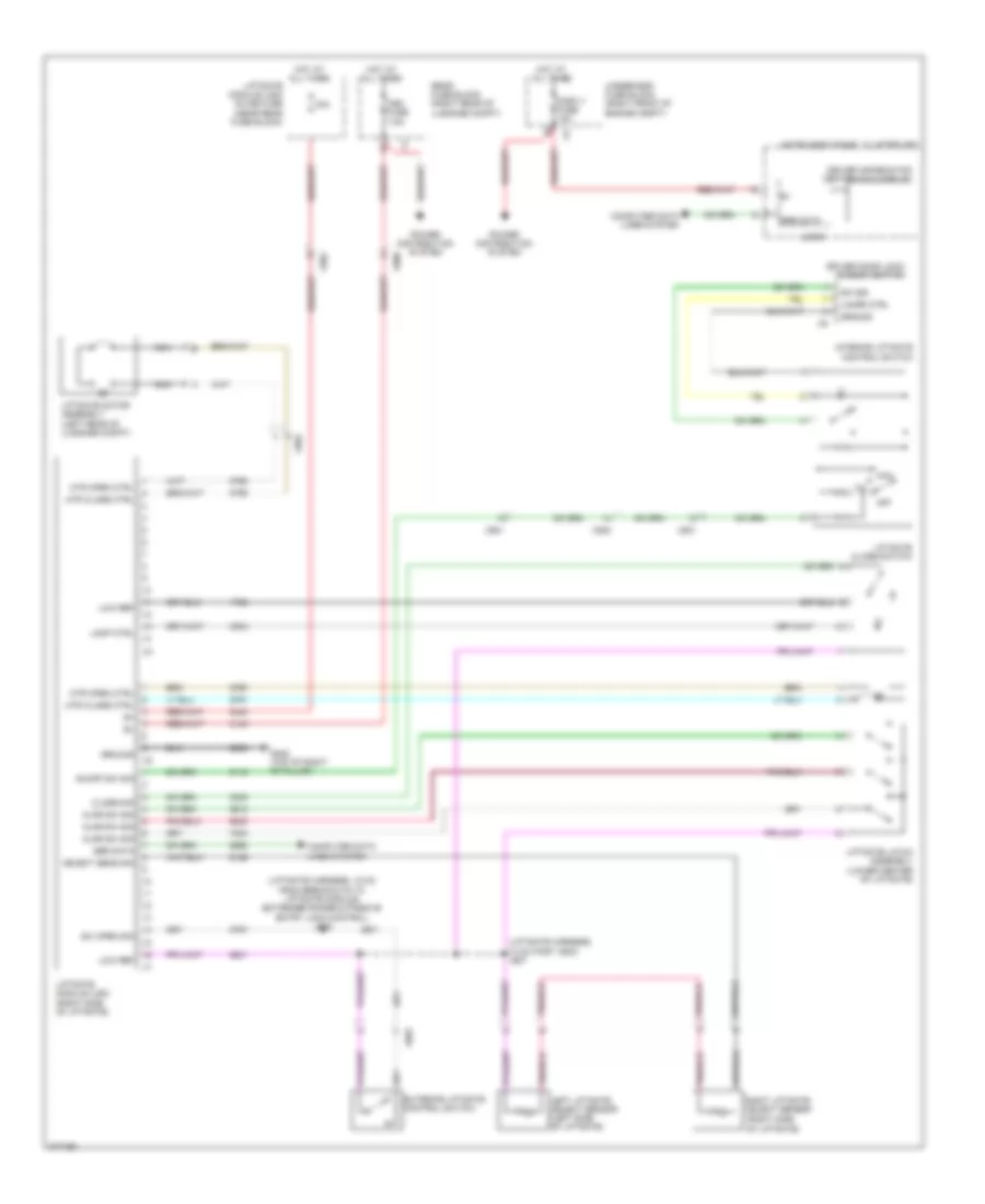 Liftgate Release Wiring Diagram for Cadillac CTS V 2013