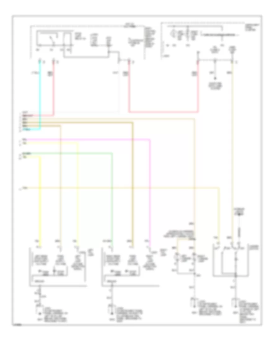 Exterior Lamps Wiring Diagram 2 of 2 for Cadillac XDiscovery 2008