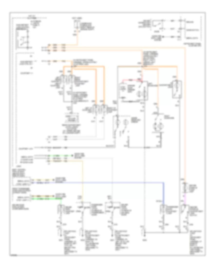 Courtesy Lamps Wiring Diagram for Cadillac XDiscovery 2008