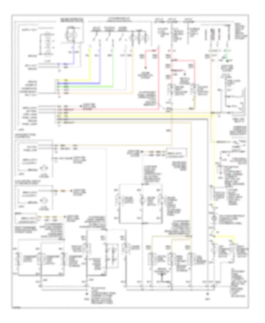 Instrument Illumination Wiring Diagram for Cadillac XDiscovery 2008