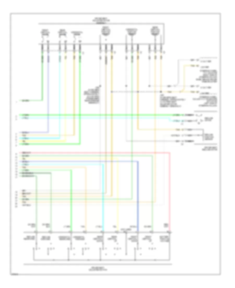 Driver s Memory Seat Wiring Diagram 2 of 2 for Cadillac XDiscovery 2008