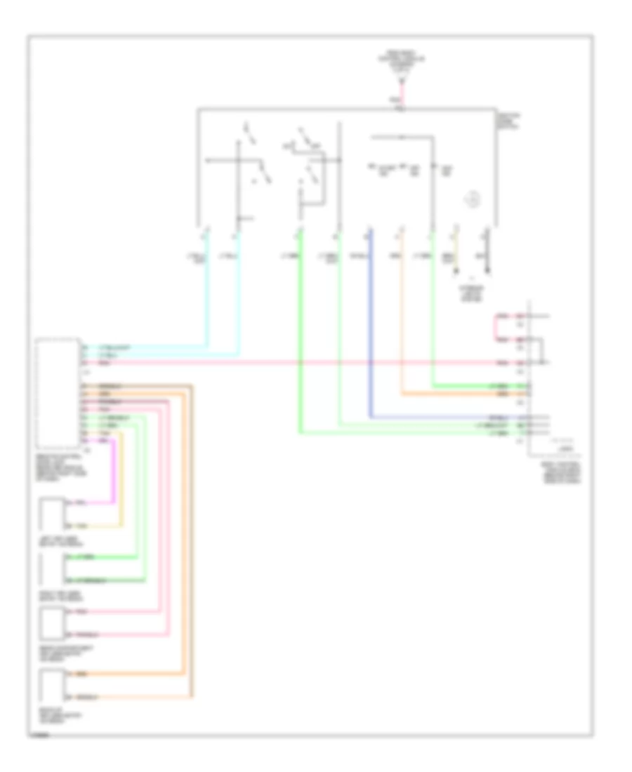 Power Distribution Wiring Diagram 4 of 4 for Cadillac XDiscovery 2008