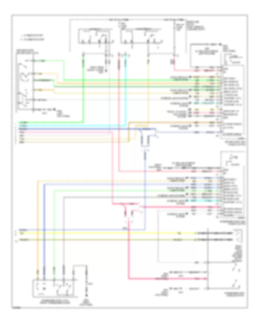 Forced Entry Wiring Diagram (2 of 2) for Cadillac CTS 2009