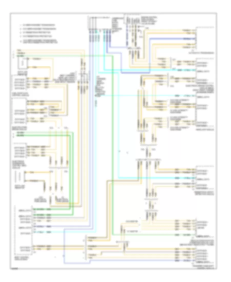 Computer Data Lines Wiring Diagram 2 of 2 for Cadillac CTS 2009