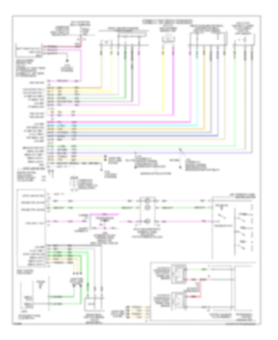 Cruise Control Wiring Diagram for Cadillac CTS 2009