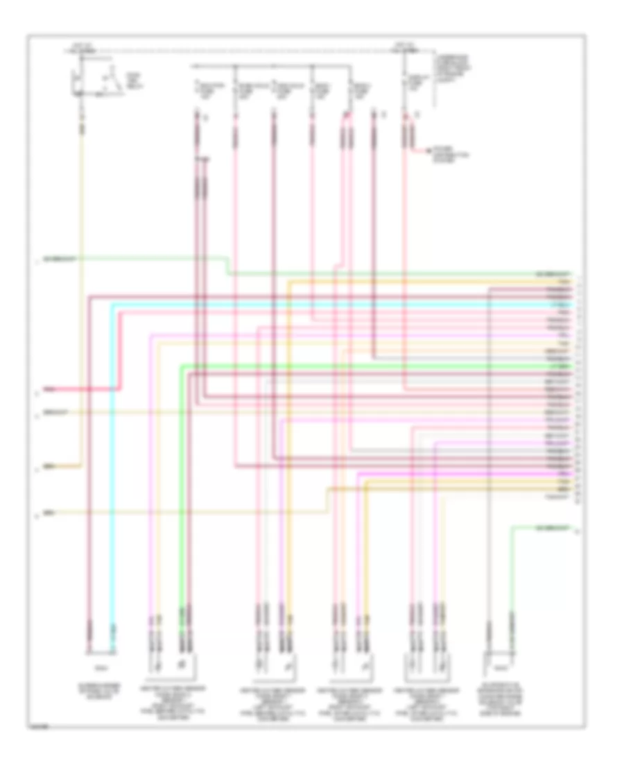 6.2L VIN P, Engine Performance Wiring Diagram (2 of 6) for Cadillac CTS 2009