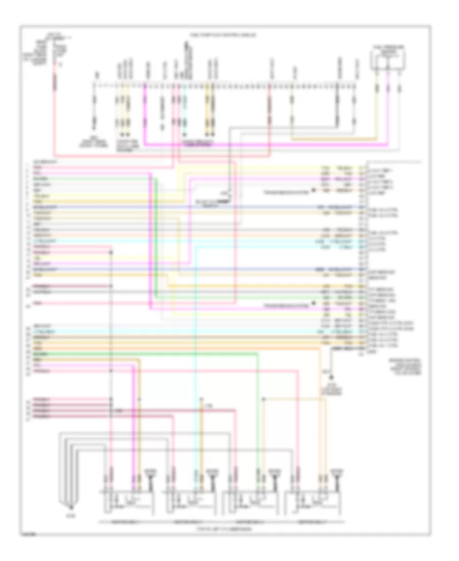 6.2L VIN P, Engine Performance Wiring Diagram (6 of 6) for Cadillac CTS 2009