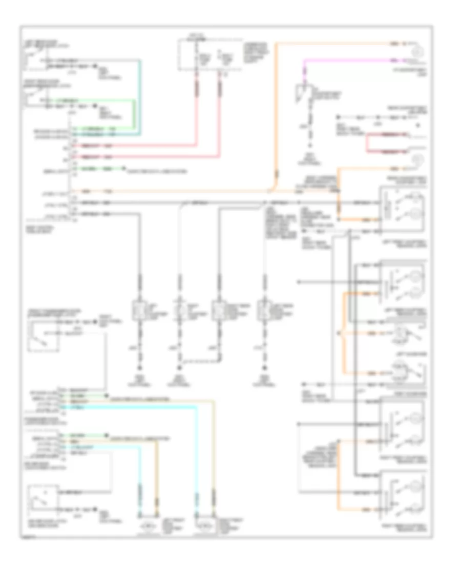 Courtesy Lamps Wiring Diagram for Cadillac CTS 2009
