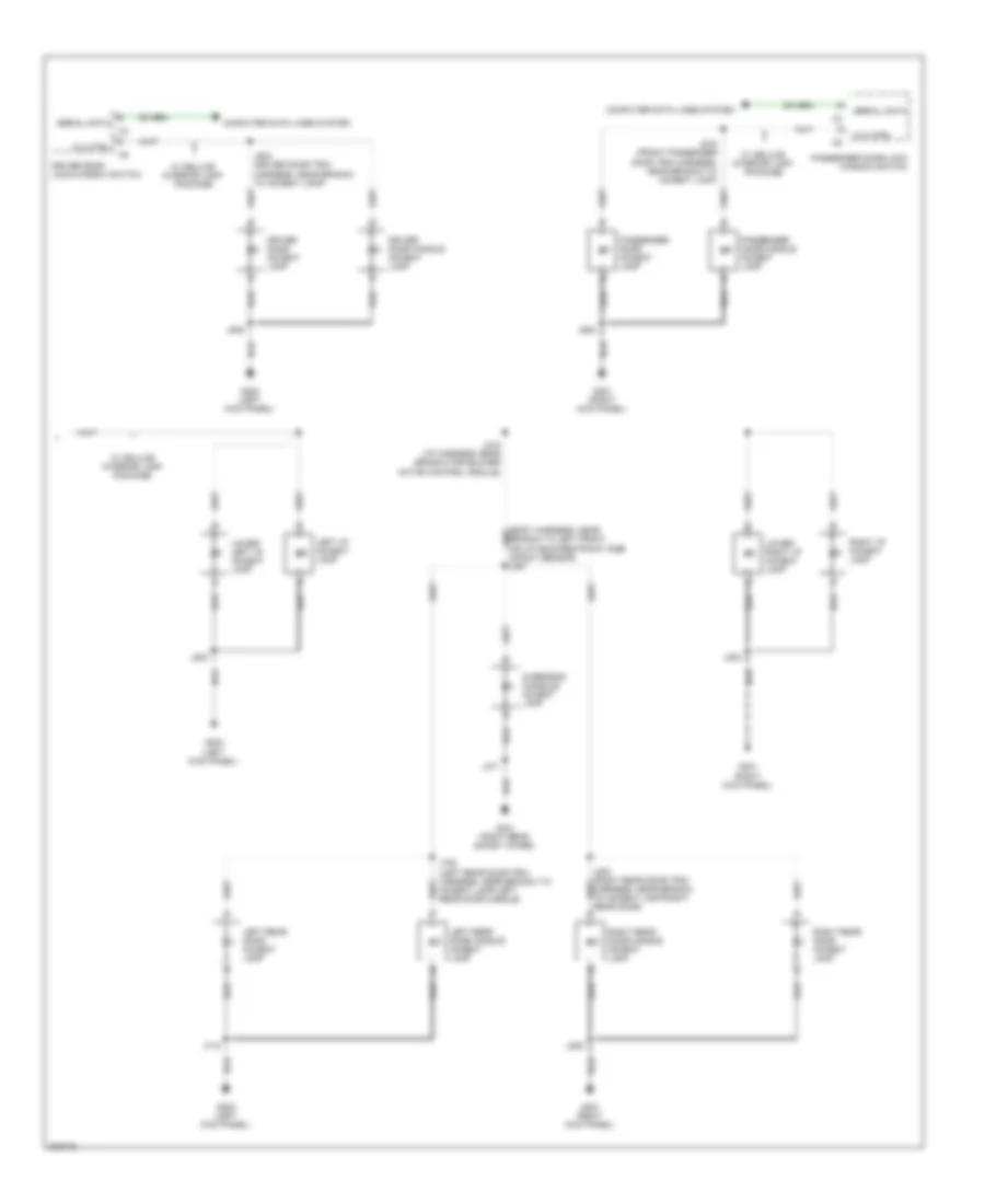 Instrument Illumination Wiring Diagram (2 of 2) for Cadillac CTS 2009