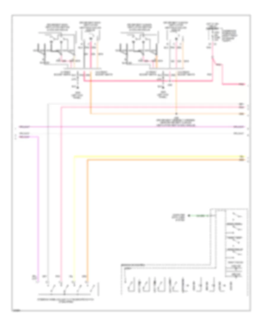 Memory Seat Wiring Diagram (3 of 4) for Cadillac CTS 2009