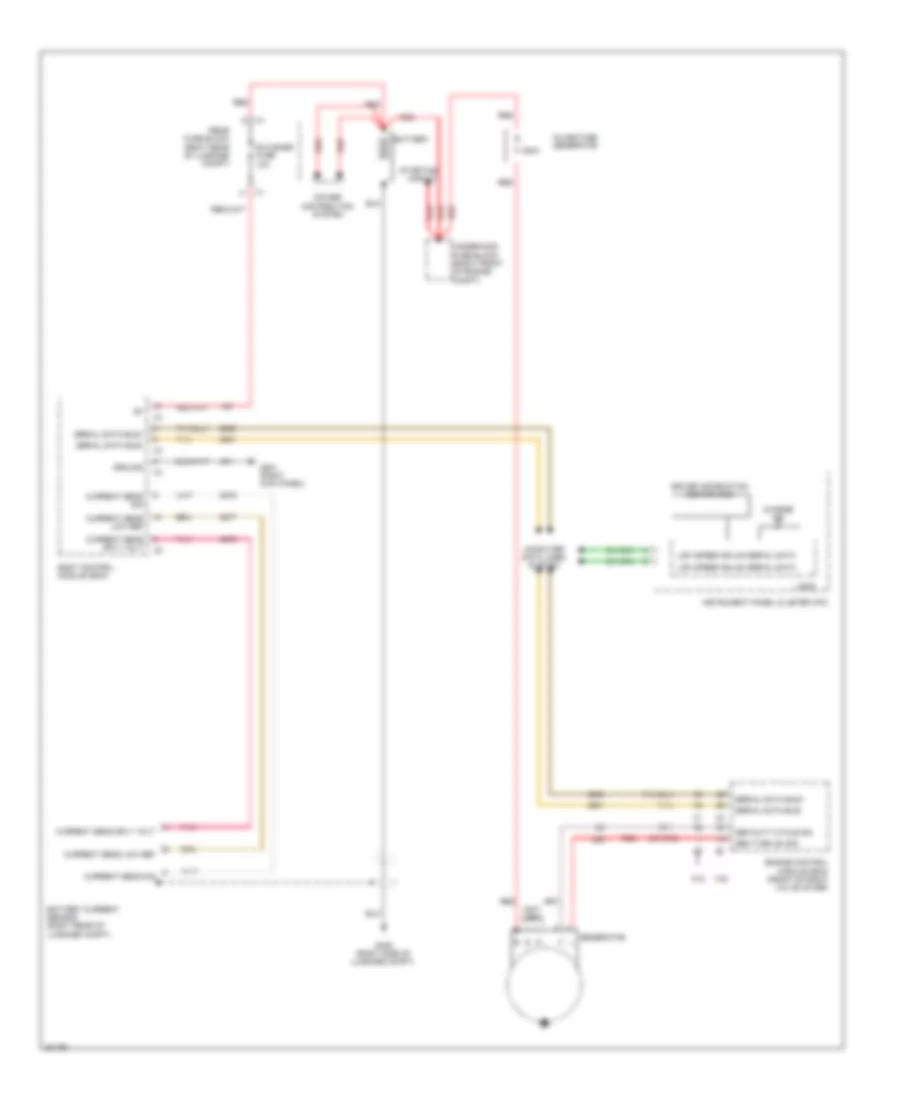 Charging Wiring Diagram for Cadillac CTS 2009