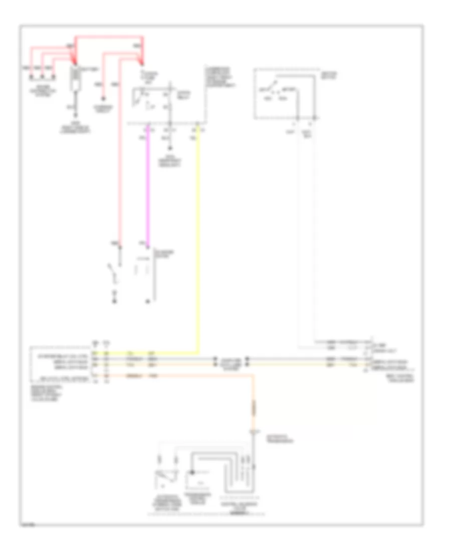 Starting Wiring Diagram for Cadillac CTS 2009