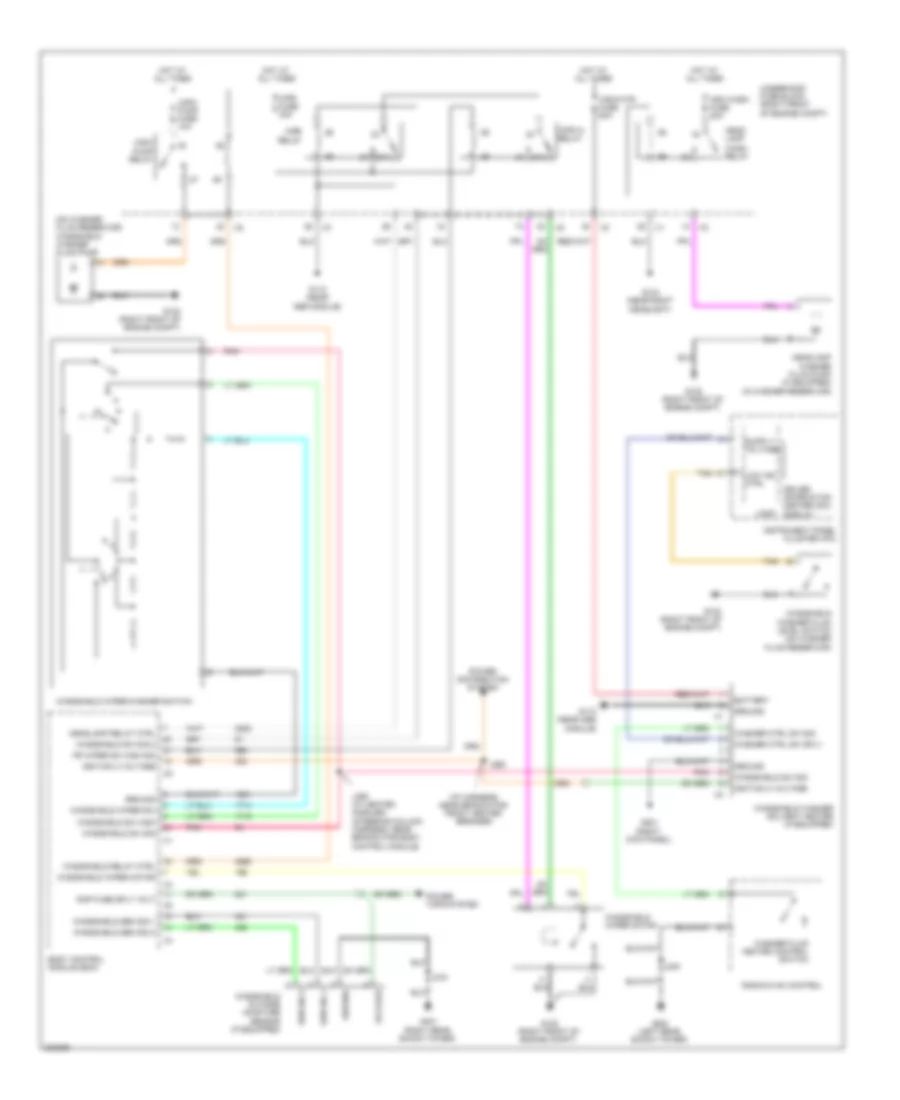 WiperWasher Wiring Diagram for Cadillac CTS 2009