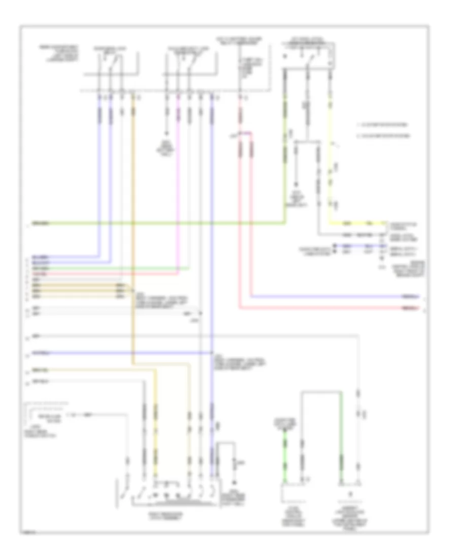 Forced Entry Wiring Diagram with Passive Keyless Entry 3 of 4 for Cadillac ATS 2013